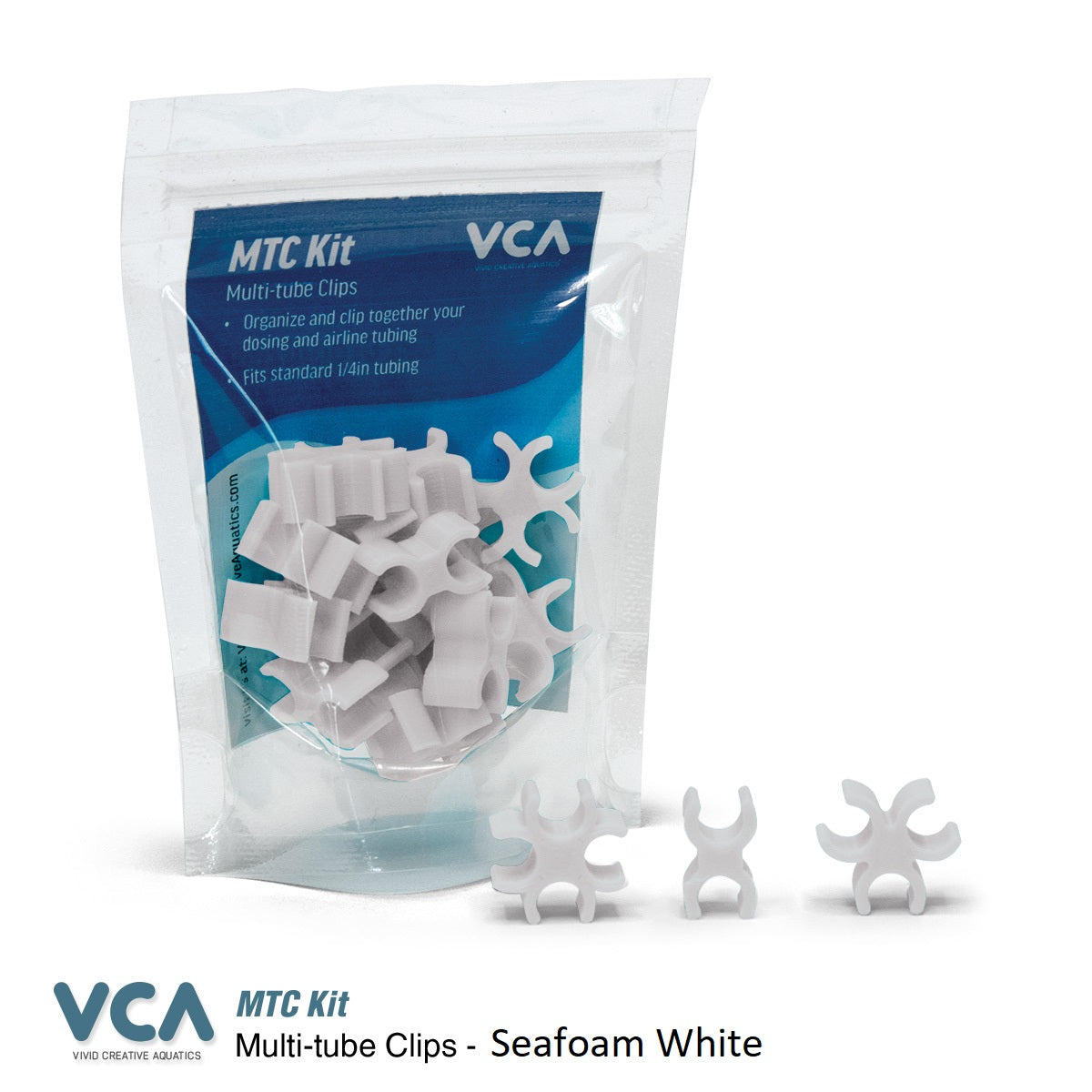 MTC Kits – Multi-Tube Clips White - The Pet Source