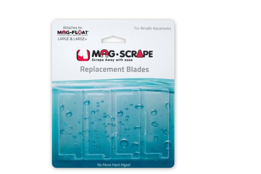 Mag-Float Replacement Blades for Acrylic Aquariums Large & Large+ - 4 pack - The Pet Source