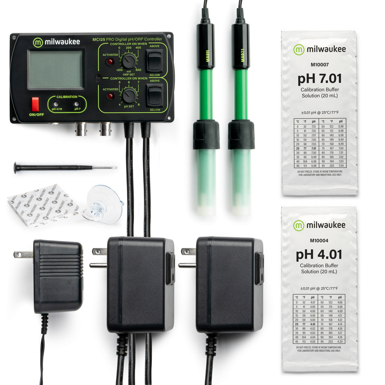 Milwaukee MC125 PRO 2-in-1 Digital pH / ORP Controller - The Pet Source