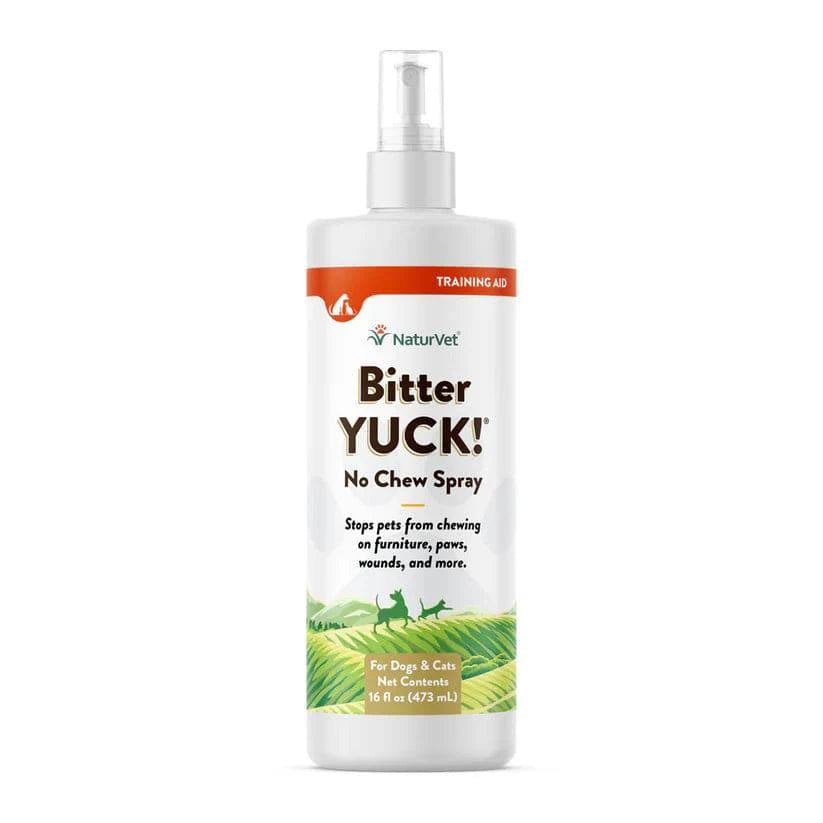 NaturVet Bitter Yuck No Chew Spray - 16oz - The Pet Source