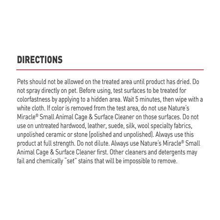 Small Animal Cage & Surface Cleaner - 24oz - The Pet Source