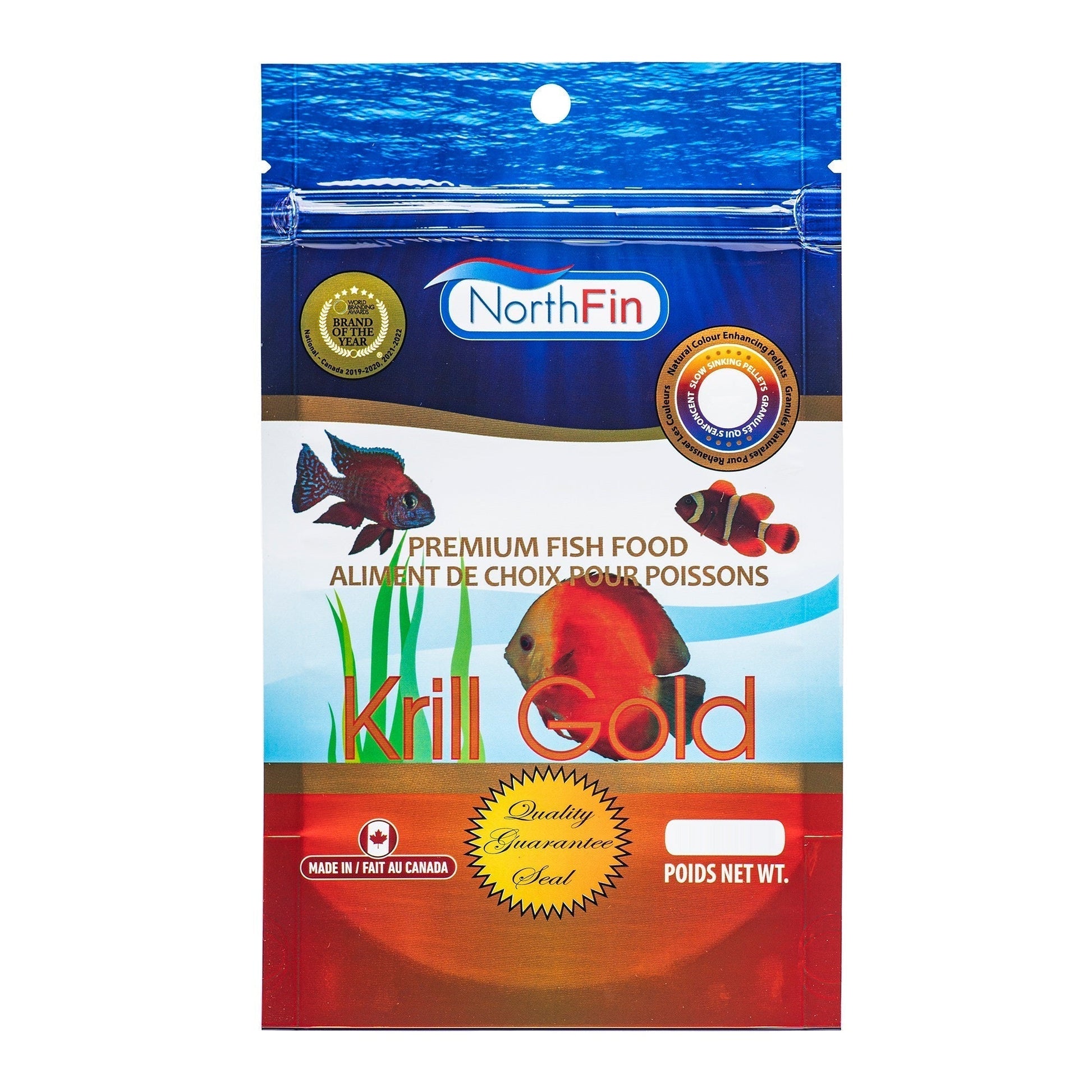 NorthFin Krill Gold 3mm - 250g - The Pet Source