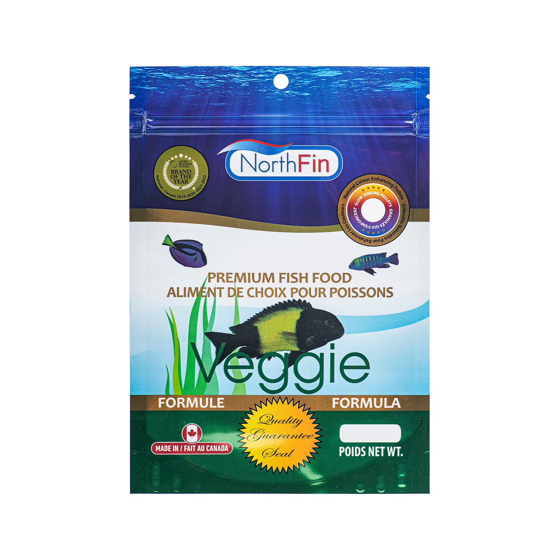 NorthFin Veggie Formula 1mm - 100g - The Pet Source