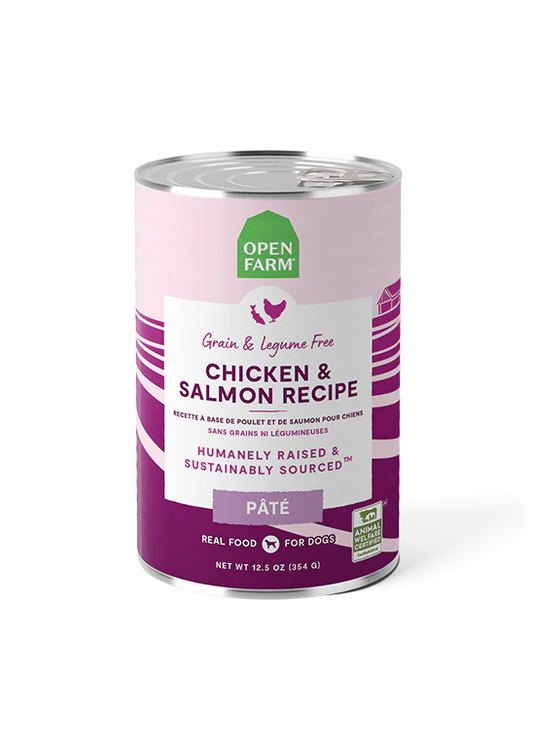 Open Farm Chicken & Salmon Pâté Wet Dog Food - 12.5oz - The Pet Source