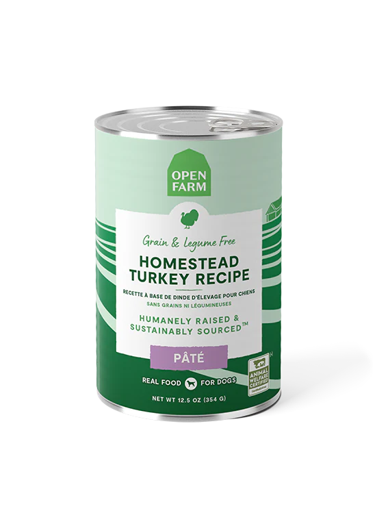 Open Farm Homestead Turkey Pâté Wet Dog Food - 12.5oz - The Pet Source