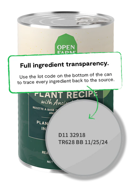 Open Farm Kind Earth Plant Pâté with Ancient Grains Wet Dog Food - 12.5oz - The Pet Source