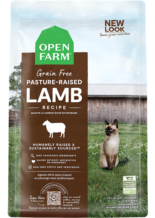 Open Farm Homestead Pasture Raised Lamb Dry Cat Food - 8lb - The Pet Source