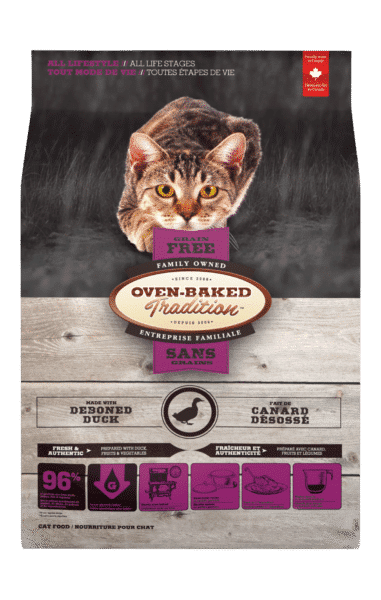 Oven Baked Tradition Grain Free Duck Cat - 10lb - The Pet Source