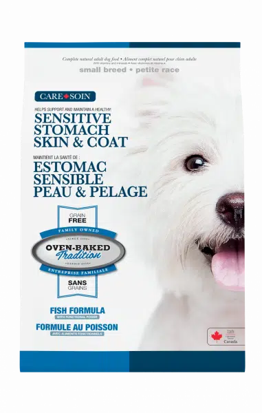 Oven Baked Tradition Care Sensitive Stomach, Skin & Coat Small Breed Dog Food Fish - 10lb - The Pet Source