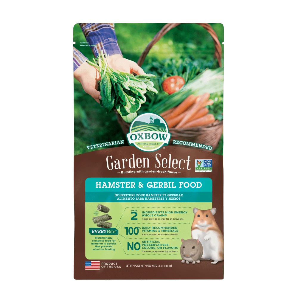 Oxbow Garden Select Hamster & Gerbil Food - 1.5lb - The Pet Source