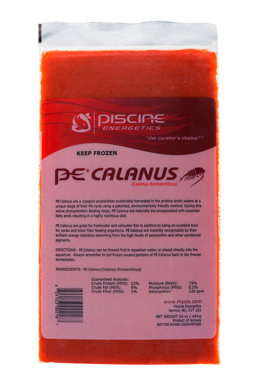 Piscine Energetics PE Frozen Calanus - 16oz - The Pet Source