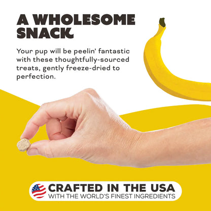 Primal Freeze Dried Raw Dog Treats Peelin’ Fantastic Chicken, Banana & Goat Milk - 2oz - The Pet Source