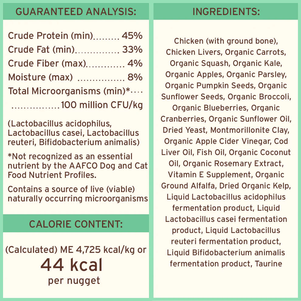 Primal Freeze Dried Raw Nuggets Dog Food Chicken Recipe - 5.5oz - The Pet Source