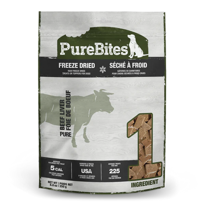 PureBites Beef Freeze Dried Dog Treats - 250g - The Pet Source