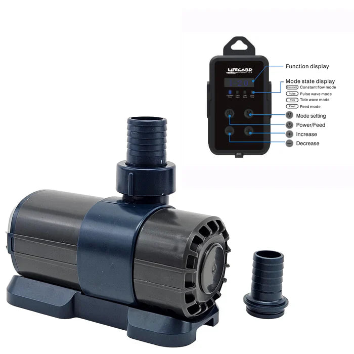 Lifegard Aquatics Quiet One DC Pump with Controller - 3168 GPH - The Pet Source