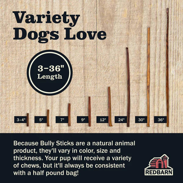 Redbarn Bully Stick Dog - 7in - 1pc