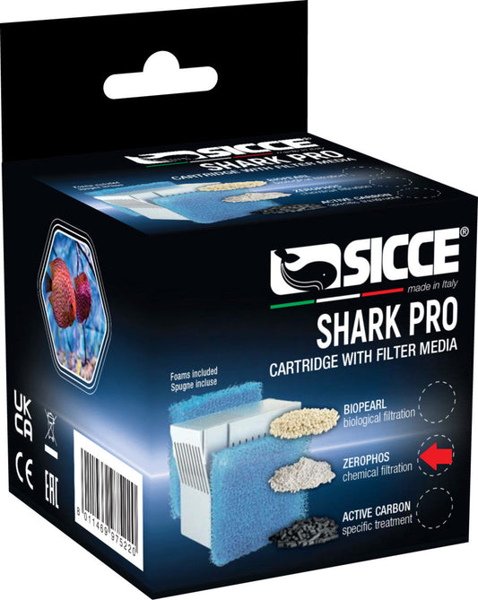 Sicce Shark Pro Zerophos Cartridge with 20Ppi Sponge - The Pet Source