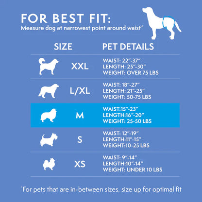 Simple Solution Disposable Female Dog Diapers Small - 12 pack - The Pet Source