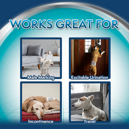 Simple Solution Disposable Male Dog Wraps Small - 12 pack - The Pet Source