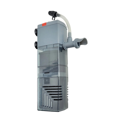 Lifegard Aquatics 3-in-1 Nano Aquarium Internal Filter with 92 GPH Pump & Activated Carbon Media - The Pet Source