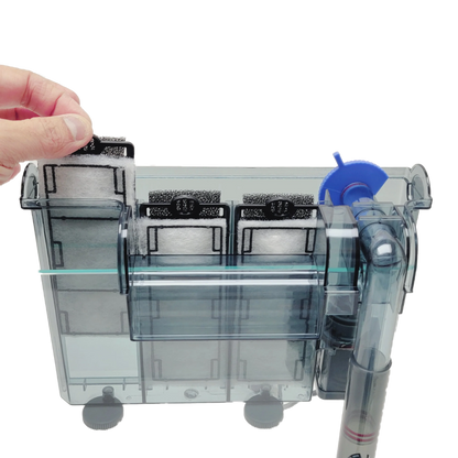 Lifegard Aquatics HOF-30 Slim Design Hang on Filter for aquariums up to 30 gallons - The Pet Source