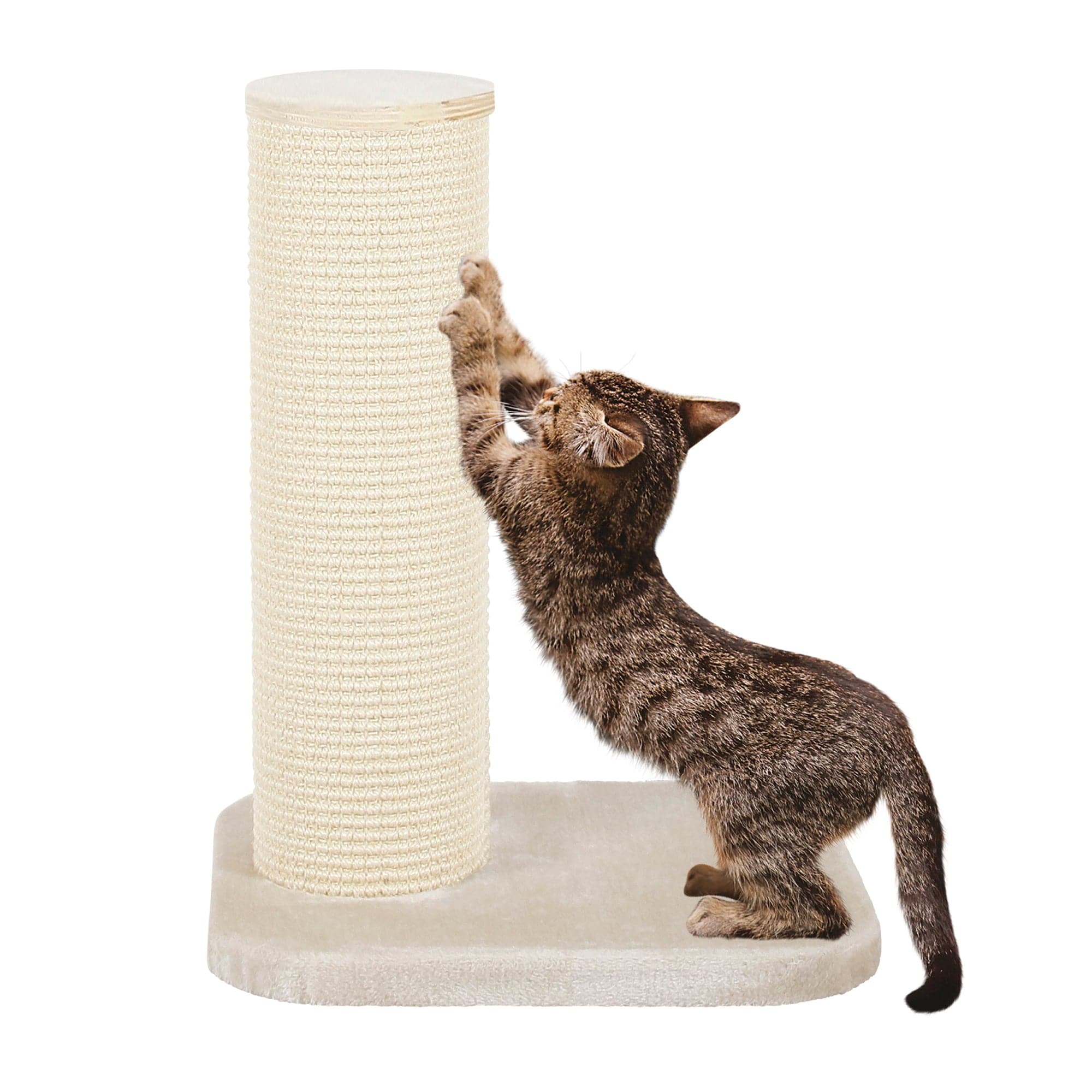 Zolux City Cat 1 Scratching Post - Beige - 47 x 39 x 62 cm - The Pet Source