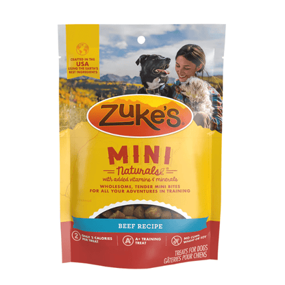 Zuke’s Mini Naturals Beef Recipe Dog Treats - 6 oz - The Pet Source