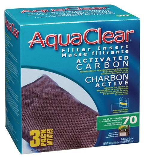 AquaClear 110 Activated Carbon Filter Insert - 1 pack - The Pet Source