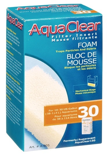 AquaClear 30 Foam Filter Insert - 1 pack - The Pet Source