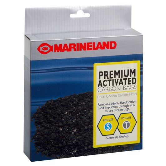 Marineland Activated Carbon Bags for Canister Filters Rite-Size S & T - 2 pk - The Pet Source