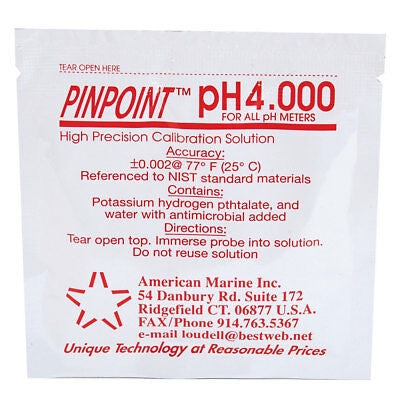 American Marine PINPOINT pH Calibration Fluid 4.000 - The Pet Source