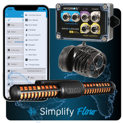 IceCap 4K Gyre Flow Pump With WaveEngine LE WiFi Controller - The Pet Source
