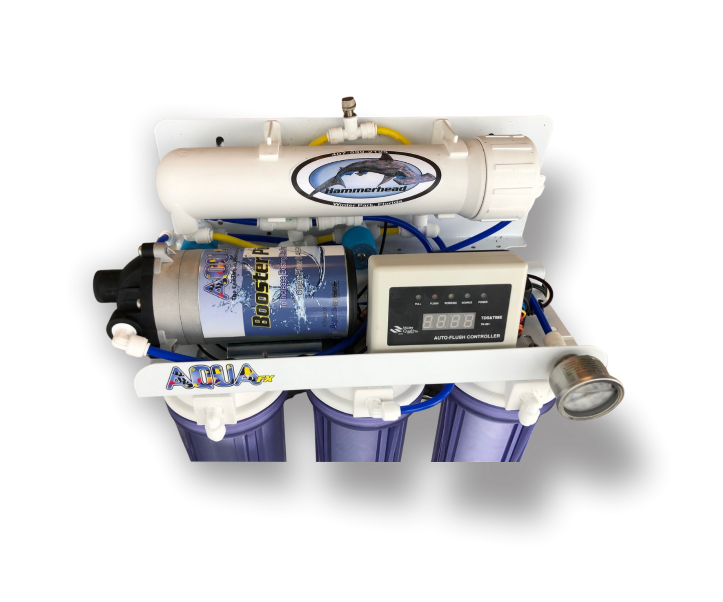 AquaFX HammerHead Fully Automated RO-DI - 100 GPD - The Pet Source