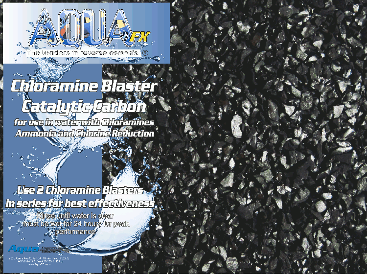 AquaFX Chloramine Blaster Carbon - 0.7 lb - The Pet Source