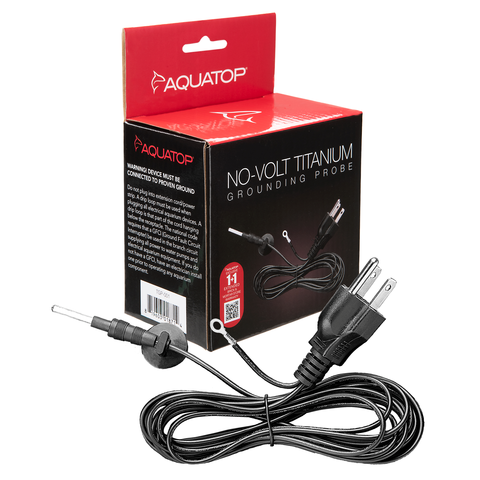 Aquatop NO-VOLT Titanium Aquarium Grounding Probe - The Pet Source