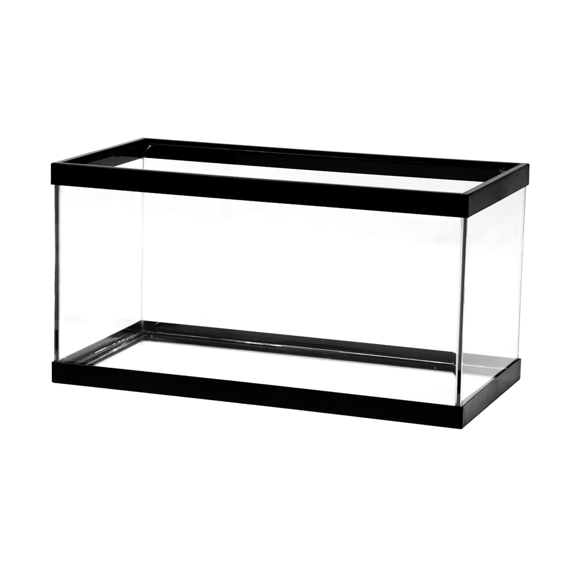Aqueon Standard Rectangular Aquarium Black Trim 15 Gal - The Pet Source