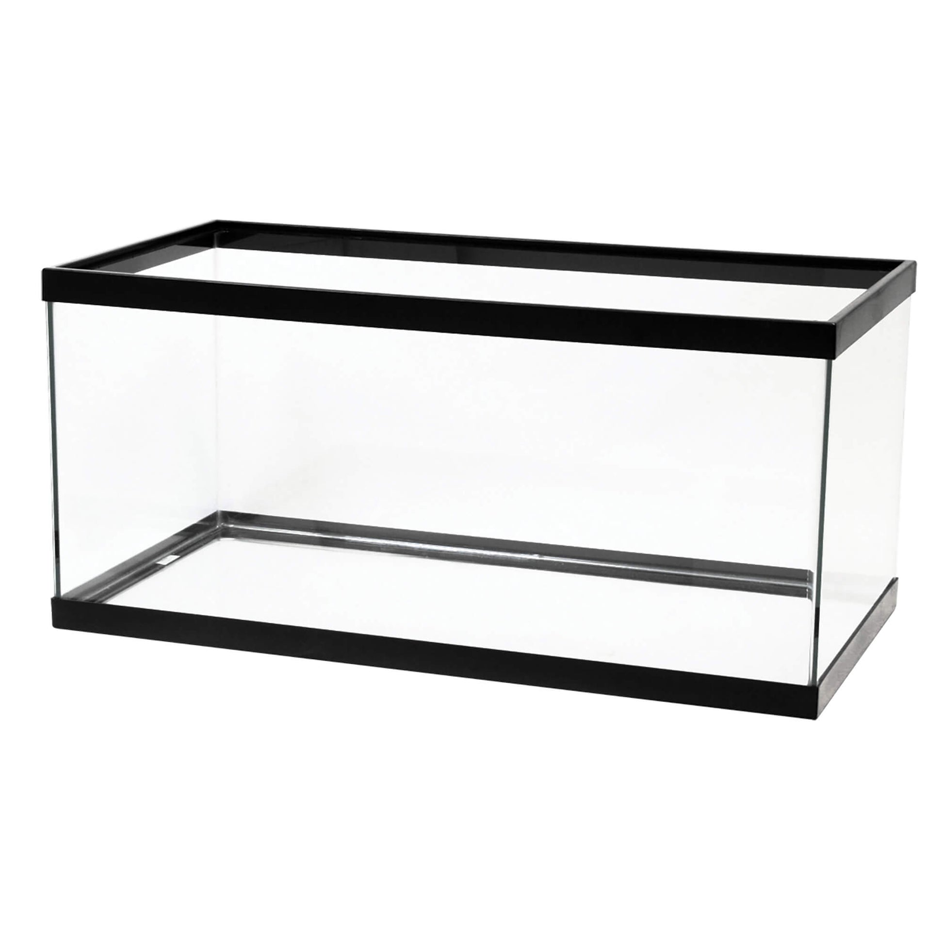 Aqueon Standard Rectangular Aquarium Black Trim 40 Gal Breeder - The Pet Source