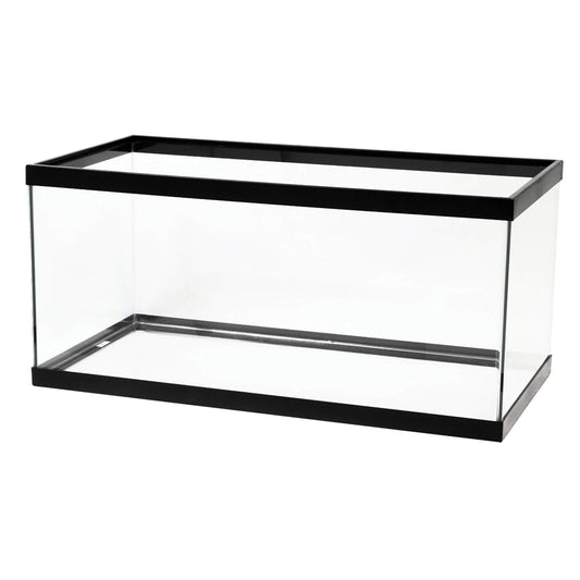 Aqueon Standard Rectangular Aquarium Black Trim 40 Gal Breeder - The Pet Source