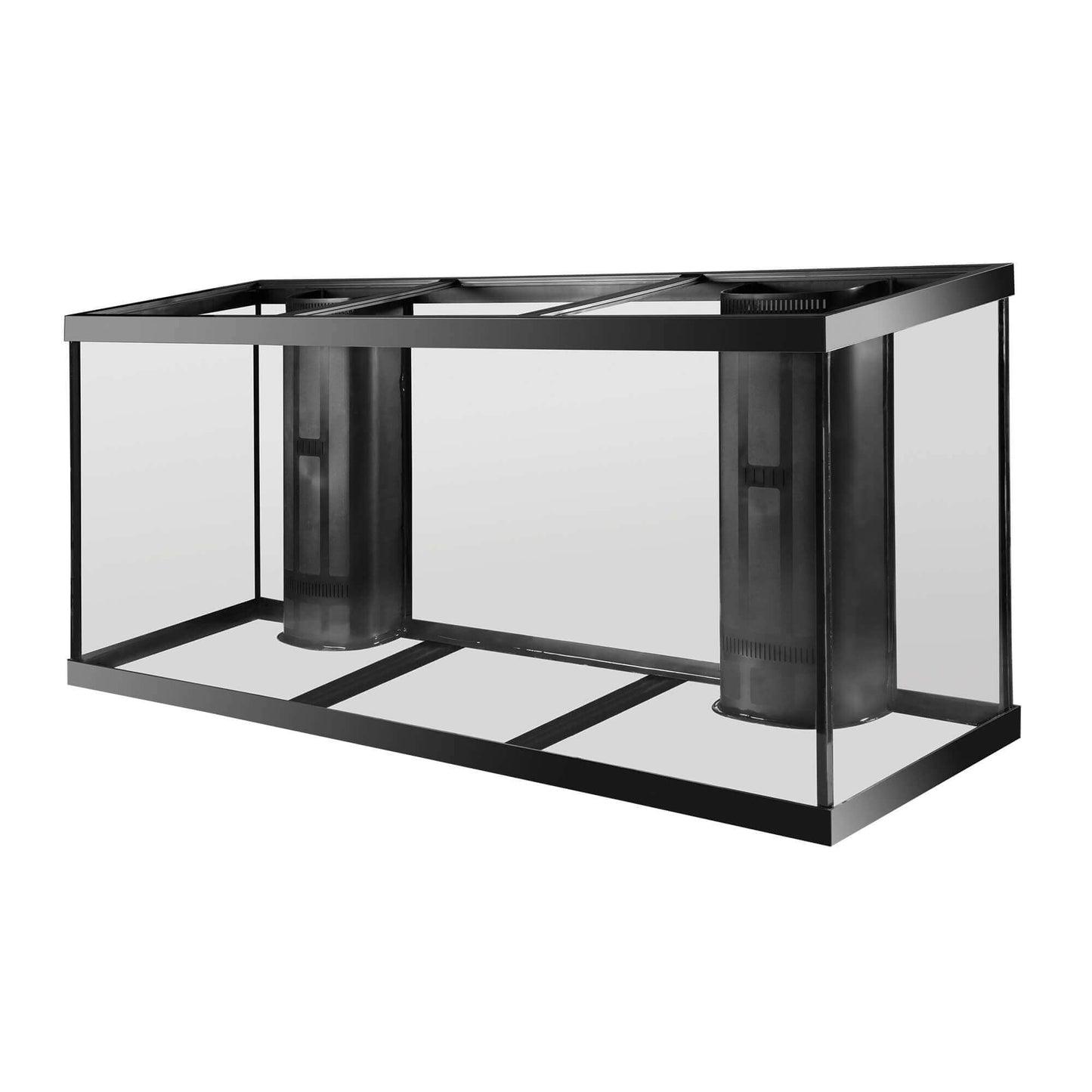 Aqueon Reef Ready Aquarium with Overflow Black 150 gal - The Pet Source