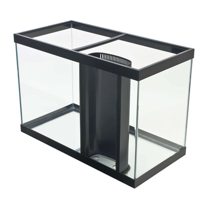 Aqueon Reef Ready Aquarium with Overflow Black 65 gal - The Pet Source