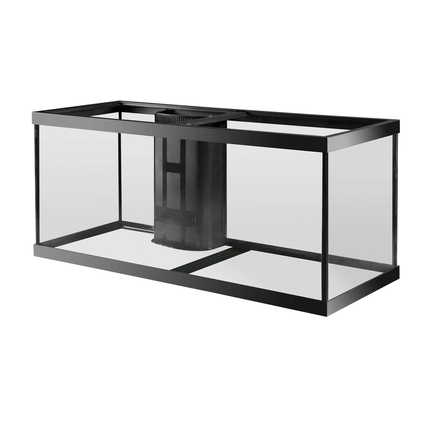 Aqueon Reef Ready Aquarium with Overflow Black 75 gal - The Pet Source