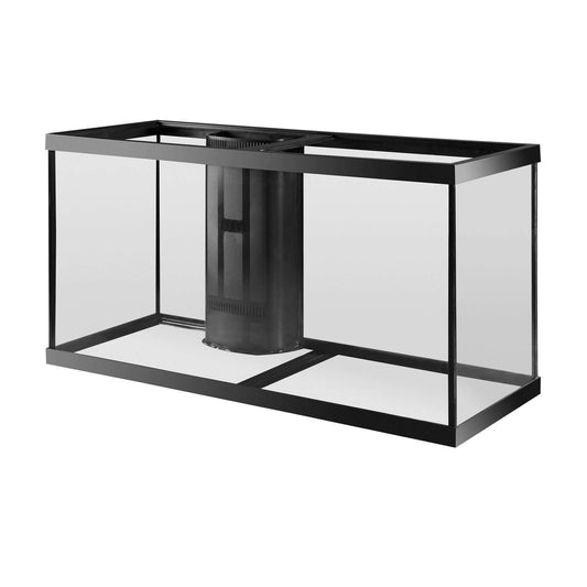 Aqueon Reef Ready Aquarium with Overflow Black 90 gal - The Pet Source