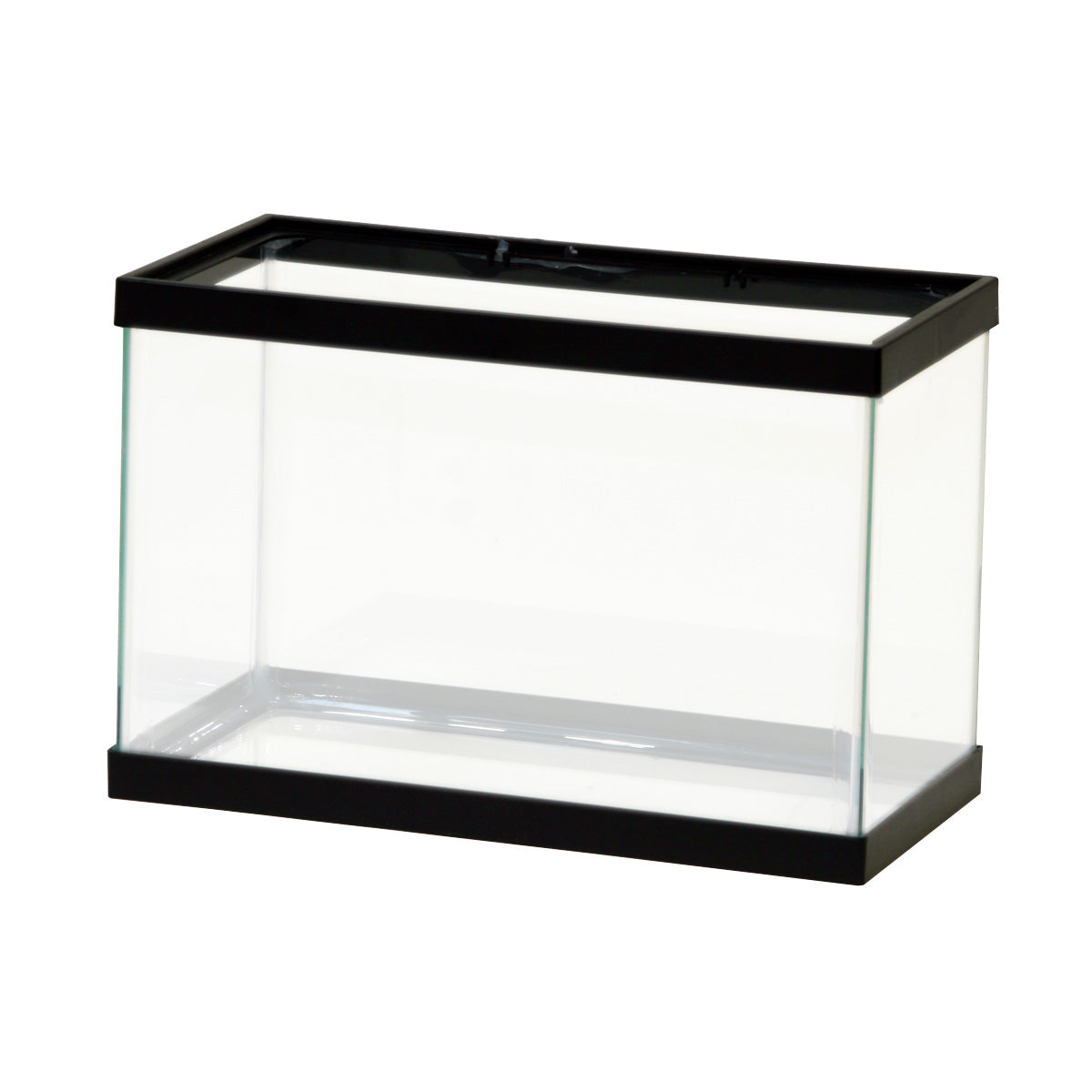 Aqueon Standard Rectangular Aquarium Black Trim 2.5 Gal - The Pet Source