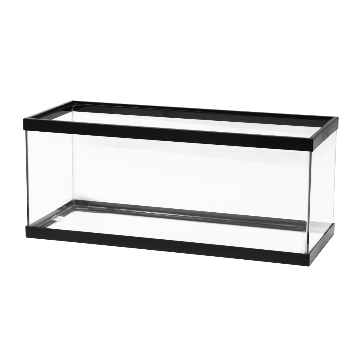 Aqueon Standard Rectangular Aquarium Black Trim 20 Gal Long - The Pet Source