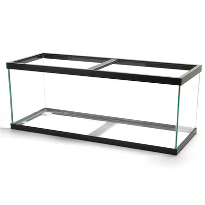 Aqueon Standard Rectangular Aquarium Black Trim 55 Gal - The Pet Source