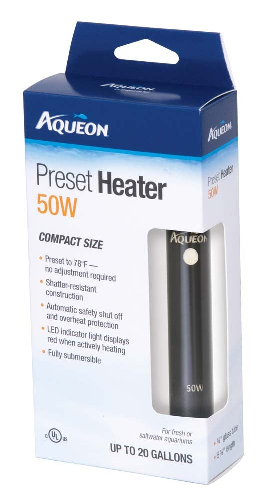 Aqueon Preset Heater - 50 watt - The Pet Source
