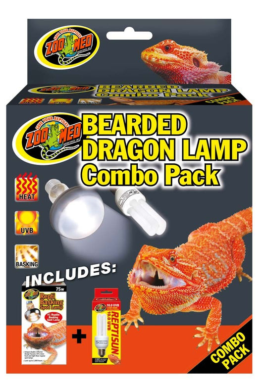 Zoo Med Bearded Dragon Lamp Combo Pack - The Pet Source