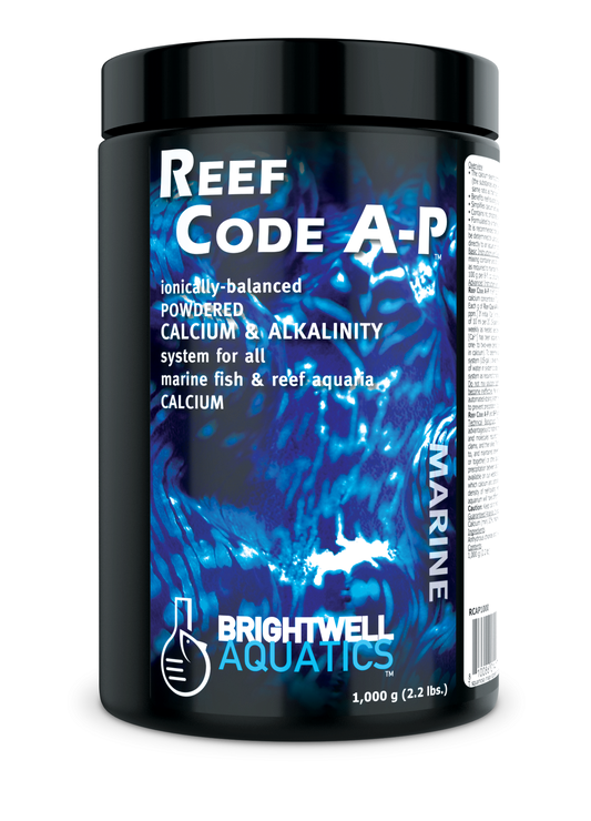 Brightwell Reef Code A-P Ionically Balanced Powered Calcium & Alkalinity Part A 1000g - The Pet Source