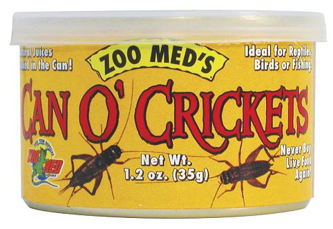Zoo Med Can O' Crickets - 1.2 oz - The Pet Source