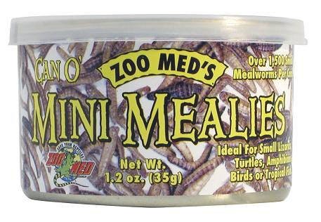 Zoo Med Can O' Mini Mealies - 1.2 oz - The Pet Source